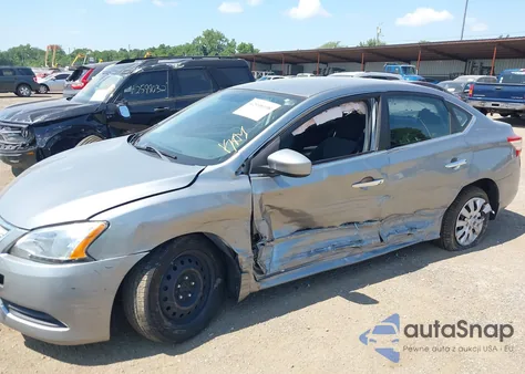 2014 Nissan Sentra Sv из США, поврежденный, VIN 3N1AB7AP0EY278352